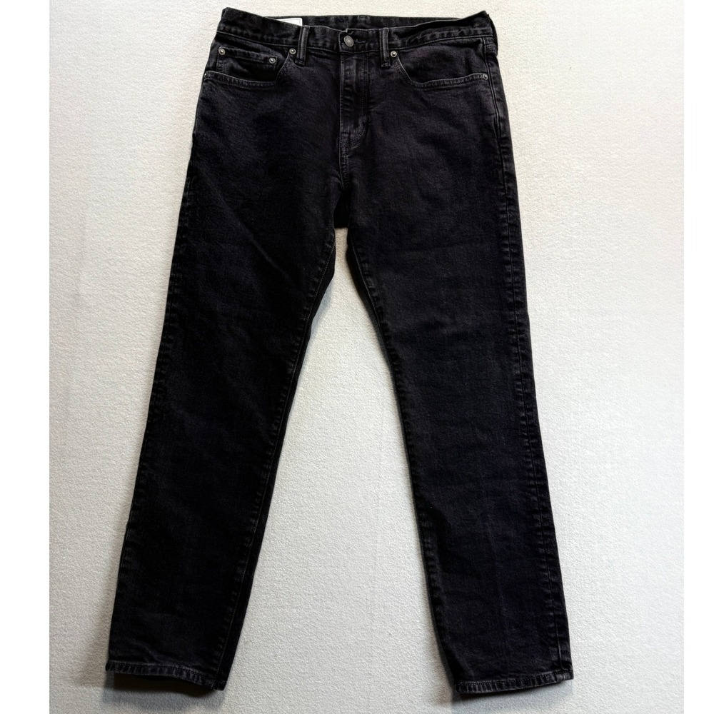 Gap Jeans Mens 32x29 Black GapFlex Slim Fit Denim